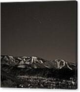 Moon Over Mt. Werner Canvas Print