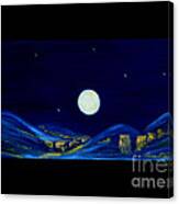 Moonlight. Winter Collection Canvas Print