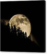 Moonrise Over Ouray Canvas Print