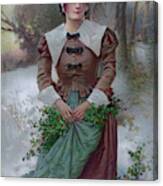 Moran Puritan Woman Canvas Print