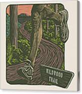 Morning Run On The Wildwood Trail Canvas Print
