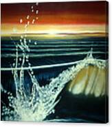 Morning Waves Canvas Print