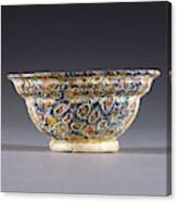 Mosaic Glass Bowl Unknown 1st Century B.c. - 1st Century Canvas Print