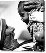 Mother Teresa Holds Baby Canvas Print