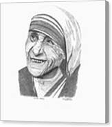 Mother Theresa Canvas Print