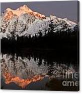 Mount Shuksan Alpenglow Canvas Print