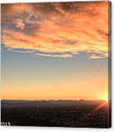 Mount Soledad Panoramic Sunrise Canvas Print