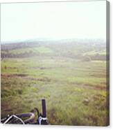 Mountain Bike Ride Nature View Canvas Print