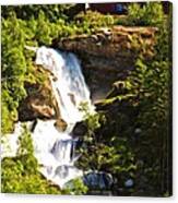 Mountain Waterfall Canvas Print