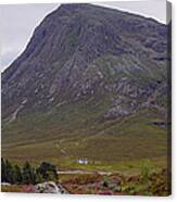 Mountains On A Landscape, Glencoe Canvas Print