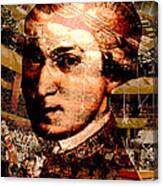 Mozart Hears Mozart Canvas Print