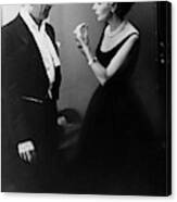 Mr. And Mrs. Leonard Bernstein Canvas Print