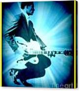 Mr Chuck Berry Blueberry Hill Style Edited Canvas Print