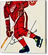 Mr. Hockey Canvas Print