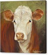 Ms Sophie - Cow Painting Canvas Print