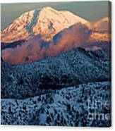 Mt Adams Sunset Canvas Print