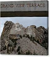 Mount Rushmore Grand View Terrace Canvas Print