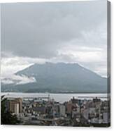 Mt. Sakurajima And Kagoshima City Canvas Print