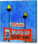 Mugs Up Root Beer Drive In Sign Canvas Print