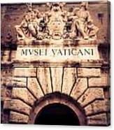 Musei Vaticani Uscita Canvas Print