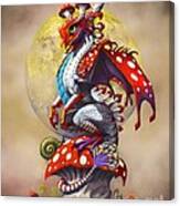 Mushroom Dragon Canvas Print