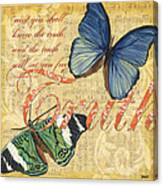 Musical Butterflies 3 Canvas Print