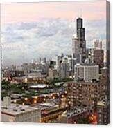 My Home Town Chicago Canvas Print
