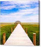 Lonely Pier I Canvas Print