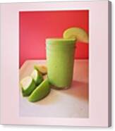 My New Favorite Smoothie -> Glowing Canvas Print