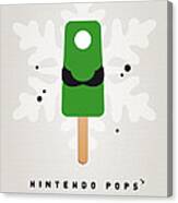 My Nintendo Ice Pop - Luigi Canvas Print