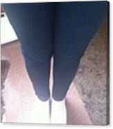 My Skinny Jeans Today.....i Have A Pair Canvas Print