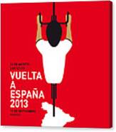 My Vuelta A Espana Minimal Poster - 2013 Canvas Print