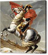 Napoleon Bonaparte On Horseback Canvas Print