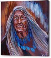 Native Amercian Elder Canvas Print