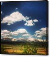 #nature #coffe #mountains #sky #skyporn Canvas Print