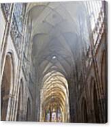 Nave Of The Cathedral Canvas Print