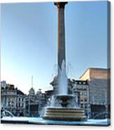 Nelson's Column In Trafalgar Square Canvas Print