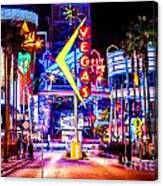 Neon Vegas Canvas Print