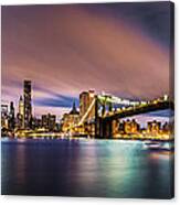 New Dawn Over New York Canvas Print