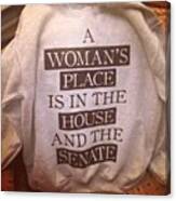 New Favorite Sweatshirt #awomansplace Canvas Print