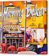 New Morning Bakery Canvas Print