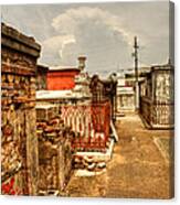 New Orleans Graveyard Canvas Print