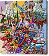 New Orleans In Color Canvas Print