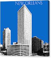 New Orleans Skyline - Blue Canvas Print