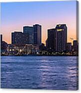 New Orleans Sunset Panorama Canvas Print