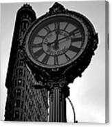 New York City Fifth Avenue Clock Canvas Print