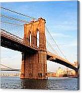 New York City Manhattan Brooklyn Bridge Canvas Print