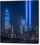 New York City Tribute In Lights Canvas Print