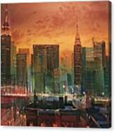 New York The Emerald City Canvas Print