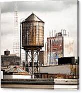 New York Water Tower 16 Canvas Print